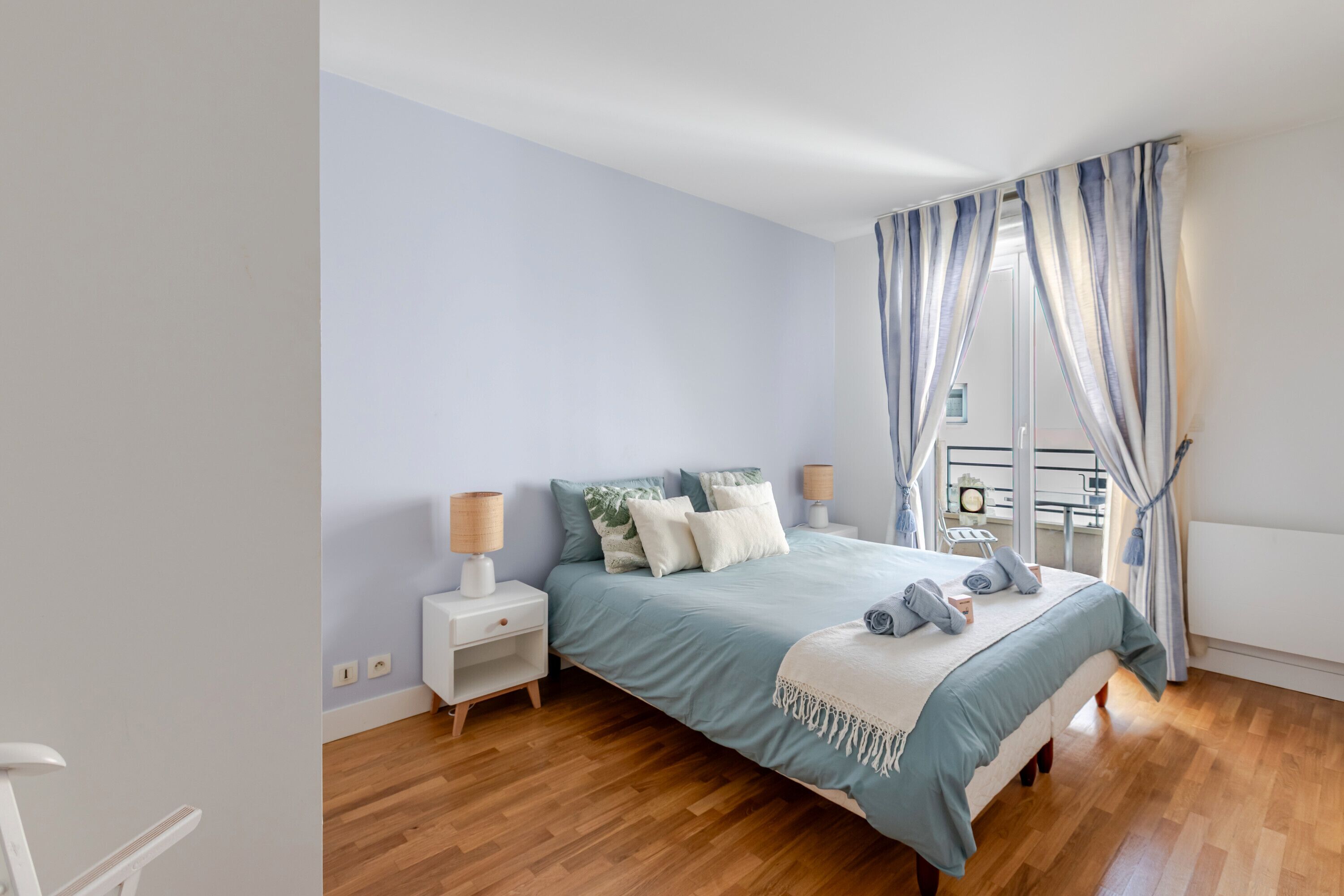 2 bedrooms, free WiFi, bed sheets, wheelchair access