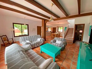 Télévision, cheminée