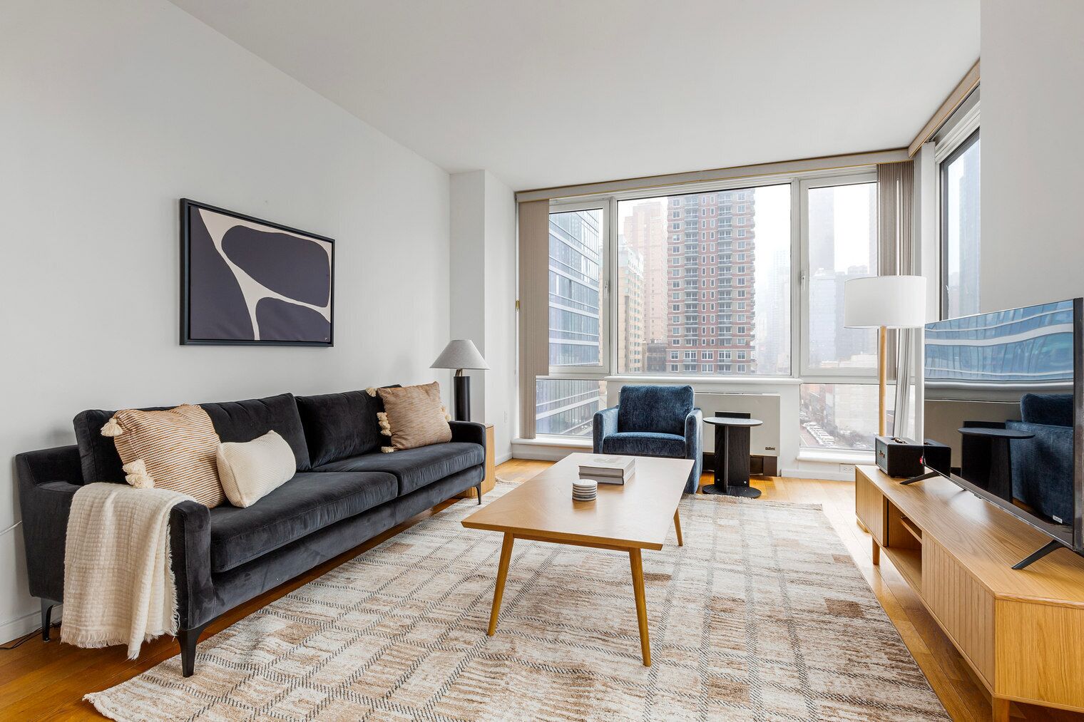 Exquisite Hell's Kitchen 1BR w/ Gym, Elev, nr Museum, by Blueground