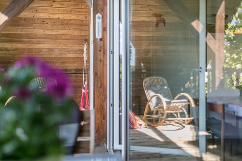 Holiday Apartment "Schorfheide" with Private Terrace & Wi-Fi