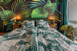 1 soverom, strykejern/-brett, wi-fi (inkludert) og sengetøy