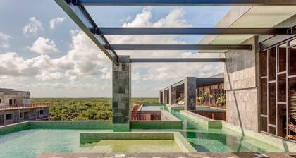 Tulum Luxury Jungle Escape & Private Rooftop Pool