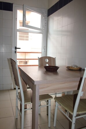 Apartment, 1 Bedroom, Smoking, Balcony | Dining room - Quiet, Practical, Comfortable Apartment (Dakar)