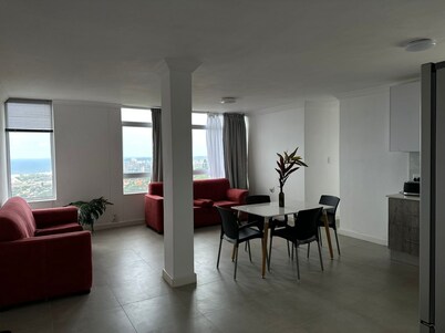 Forget your worries in this airy, serene and luxurious  space.