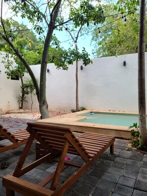 Property grounds - Apartment with pool, Wifi, Central, Equipped, shops - Amapola *Mi Amado Chemby* (Mérida)