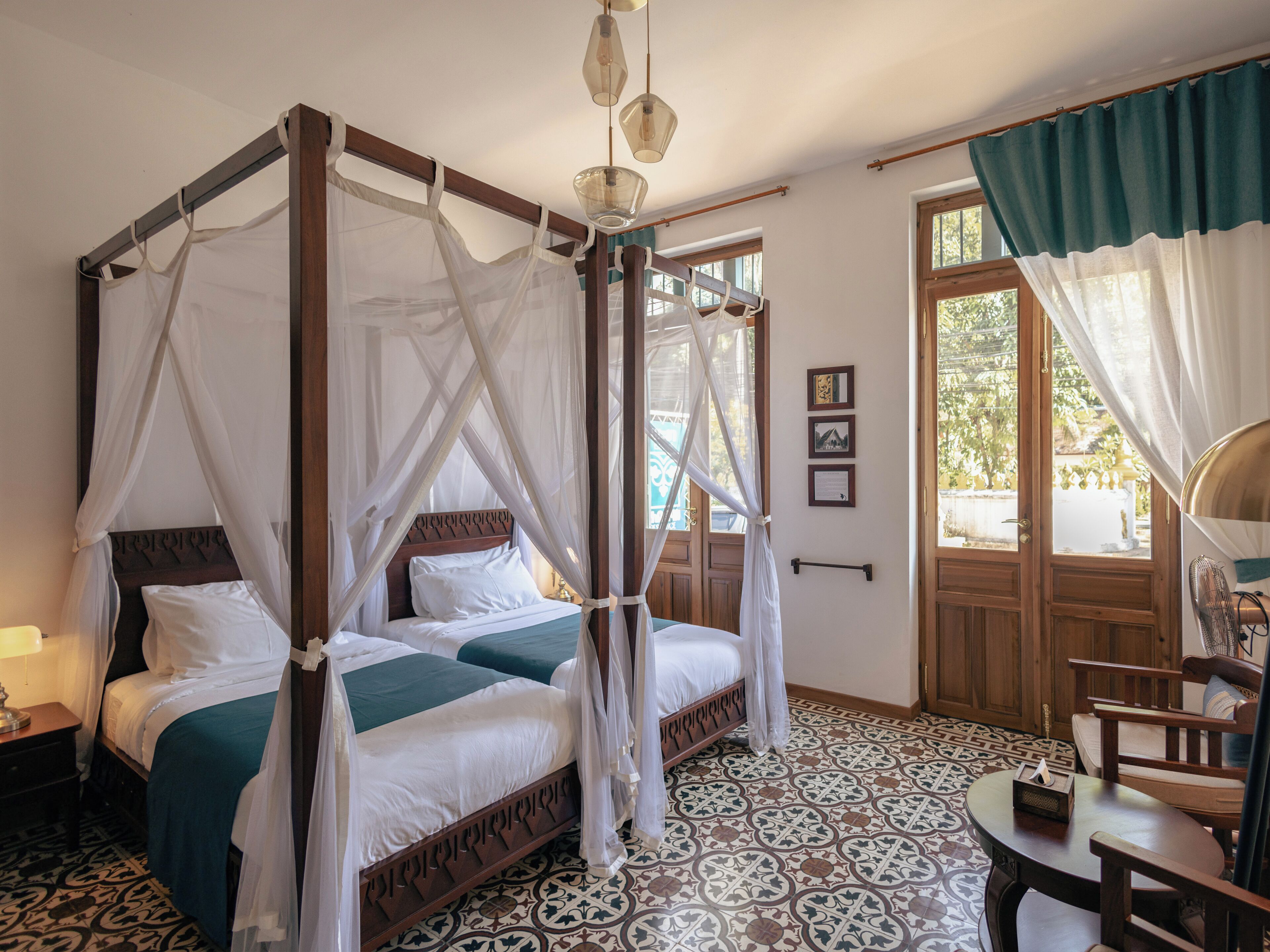 デラックス ダブルまたはツインルーム | WiFi (無料)、ベッドシーツ