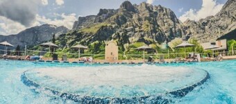 Leukerbad Center, Quiet, Ski, Hike and Hot Springs