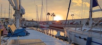 Relax in Lanzarote's Puerto Calero Marina