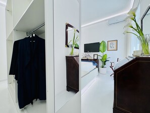 Apartemen Superior, balkon, pemandangan kebun | 1 kamar tidur, brankas, Wi-Fi gratis, dan seprai linen
