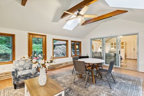 Dining - Log Cabin - Natures Oasis - Fire Pit & Gazebo (Cleveland)