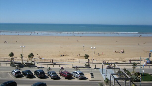 Aan het strand