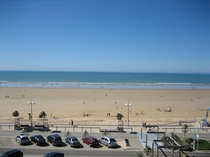 En la playa 
