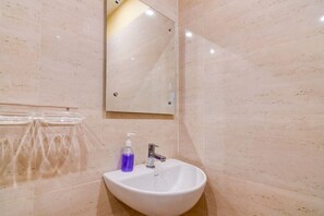 Towels, soap, toilet paper