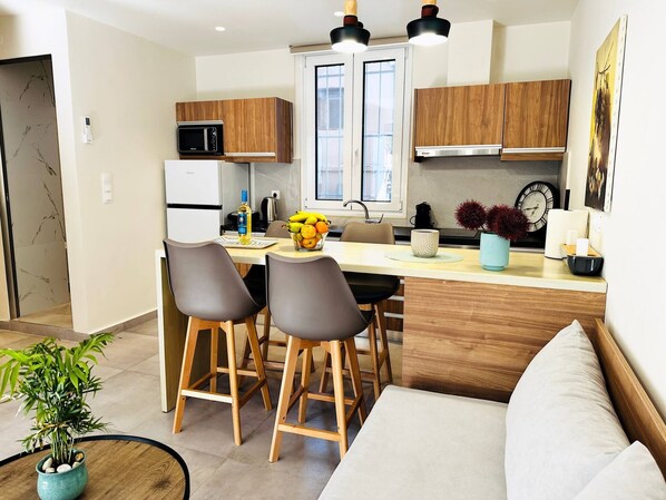 Private kitchen - Matina Room At The Heart Of Old Town 1bd, Sleeps 4 (Chania)