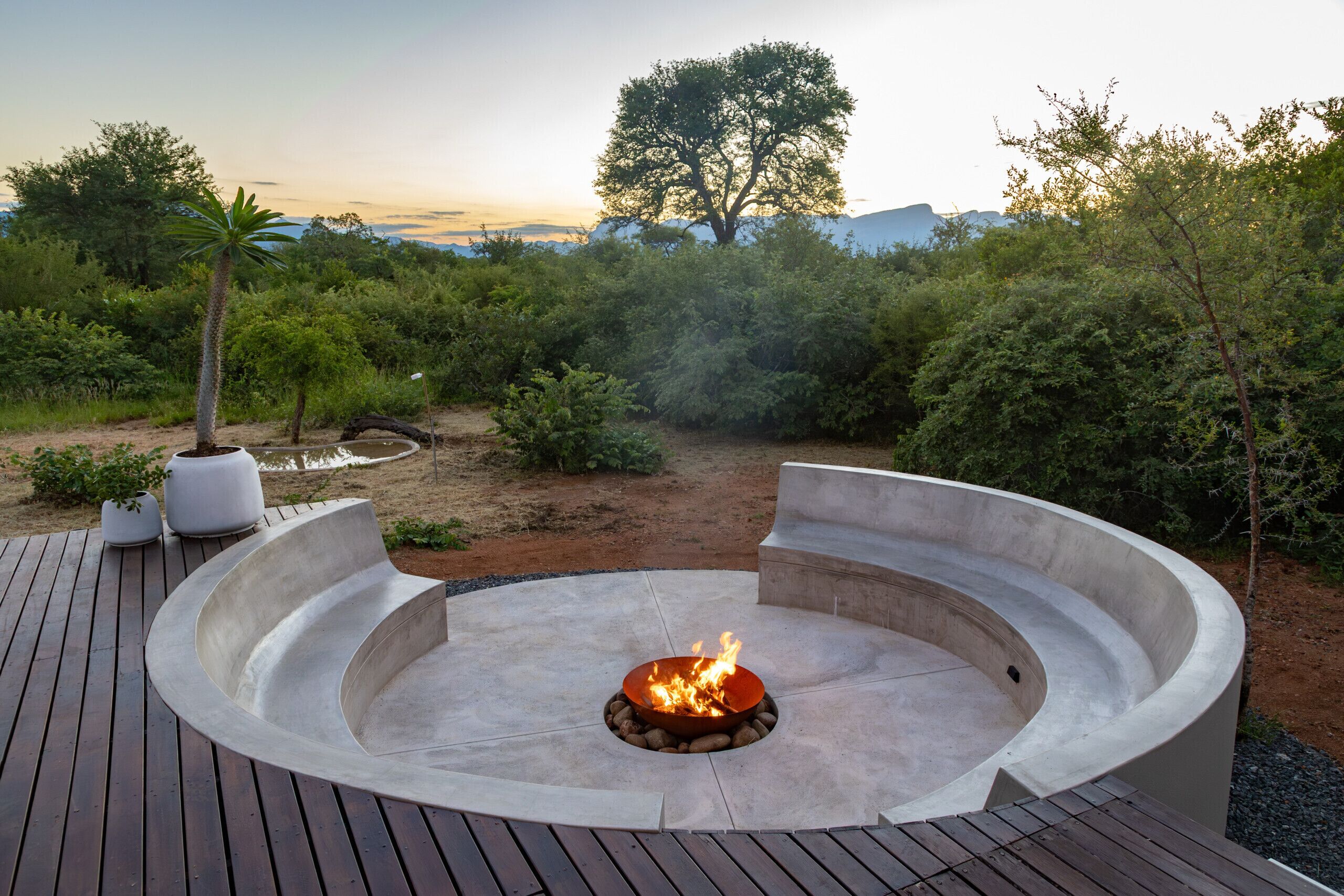 Enceinte de l’hébergement