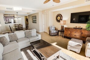 TV - Experience Paradise: 3 Bedroom Beachfront Condo (North Myrtle Beach)