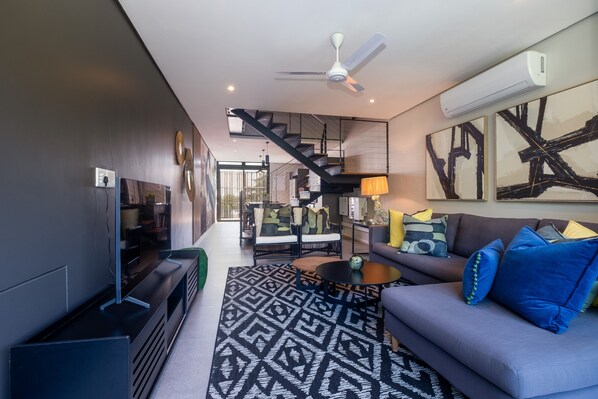 Smart TV - Lush Coastal Condo in a forest estate in Sheffield Beach Durban, South Africa. (Dolphin Coast)