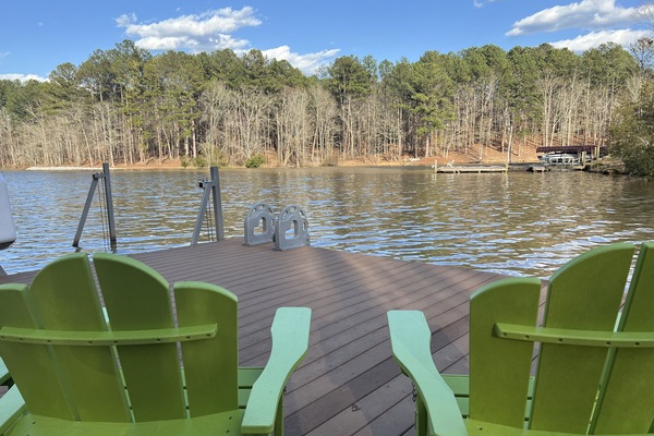View from the dock