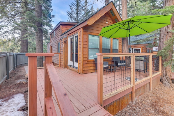 House (1 Bedroom) | Front of property - Quiet Lake Almanor Cabin, Steps to Fishing (Westwood)