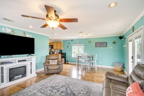 House (2 Bedrooms) | Interior - Waterfront Bay St Louis Home w/ Private Dock!