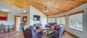 Private Yard & Fishing Dock: Canyon Rim Retreat