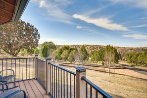 House (3 Bedrooms) | Front of property - Private Yard & Fishing Dock: Canyon Rim Retreat (Amarillo)