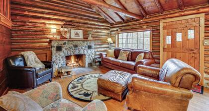 Michigan Log Cabin w/ Pere Marquette River Views