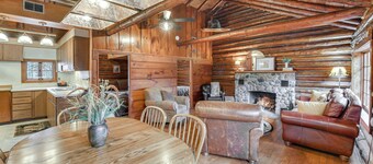 Michigan Log Cabin w/ Pere Marquette River Views