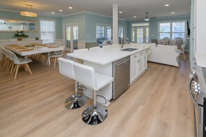 Interior - 2nd Row 5 BR Beach House with a Private Pool! The Gathering Place  (Surfside Beach)