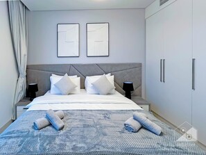 Apartment (2 Bedrooms) | 2 Schlafzimmer, Bügeleisen/Bügelbrett, Bettwäsche