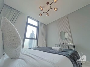 Appartement (2 Bedrooms) | 2 chambres, fer et planche à repasser, draps fournis