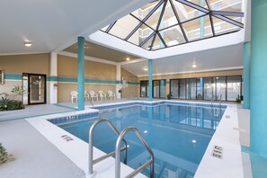 Indoor pool, a heated pool