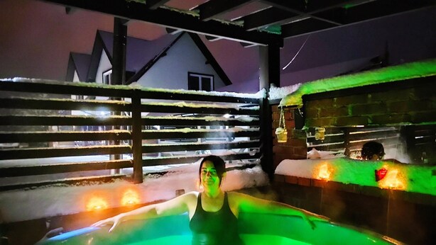 Outdoor spa tub - Holiday Home in Rewal near Beach (Rewal)