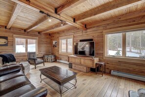 Smart TV, video games, books, offices - Huge Log Home on Private Land in the Rockies (Nederland)