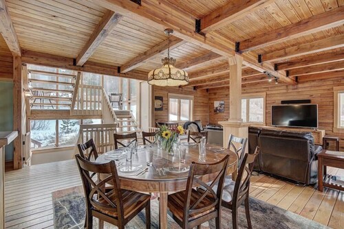 Huge Log Home on Private Land in the Rockies