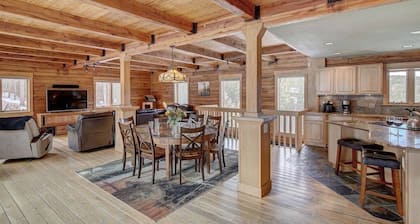 Huge Log Home on Private Land in the Rockies
