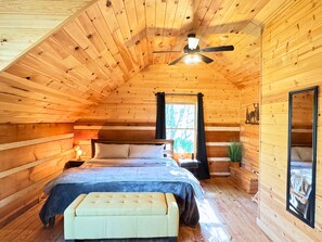 1 quarto, cofres nos quartos, ferros/tábuas de passar roupa