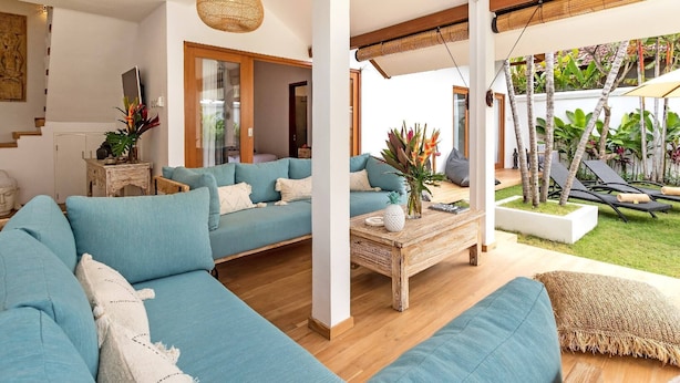 Villa, 3 Bedrooms, Smoking, Private Pool | Terrace/patio - Villa Umara Seminyak Sun, Sand & Style: 5-min Walk to Beach! (Seminyak)
