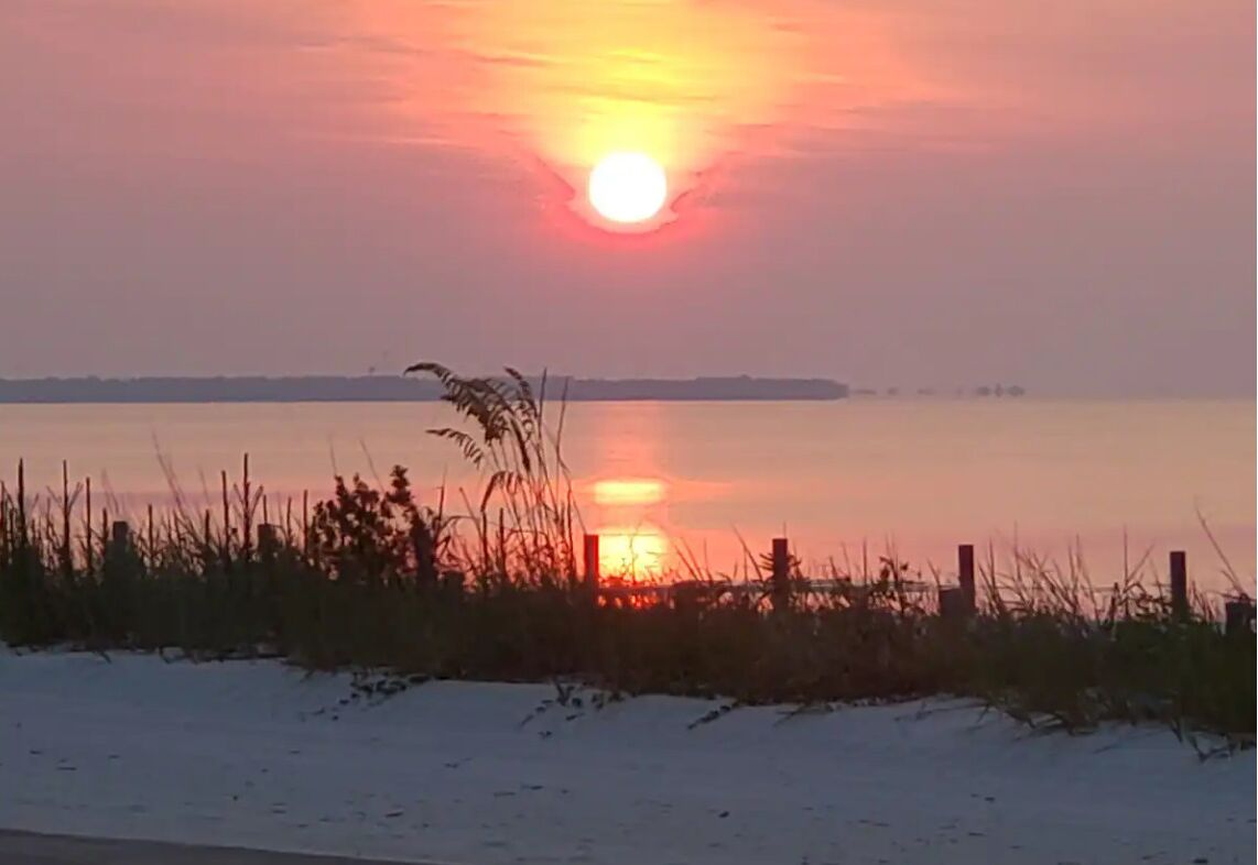 Sunrises over the Mississippi Sound are amazing and worth getting up for!