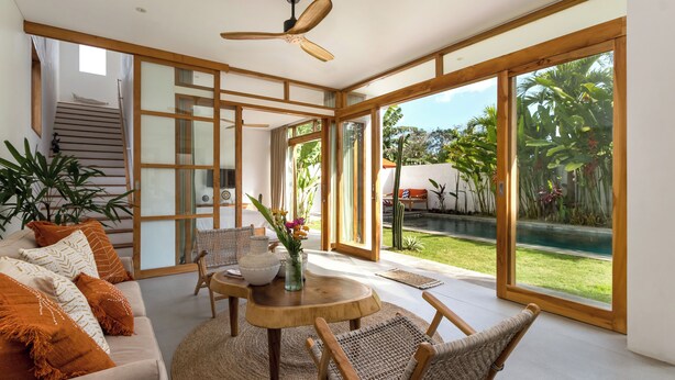 Villa, 4 soverom, røyk, privat basseng | Oppholdsområde