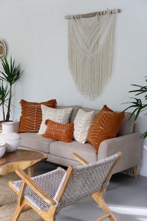 Villa, 4 Bedrooms, Smoking, Private Pool | Interior - Beautiful Boho-chic 4br Tropical Villa in Pererenan Canggu (Canggu)