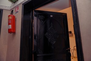 Double Room, Courtyard View | Egyptian cotton sheets, premium bedding, down comforters