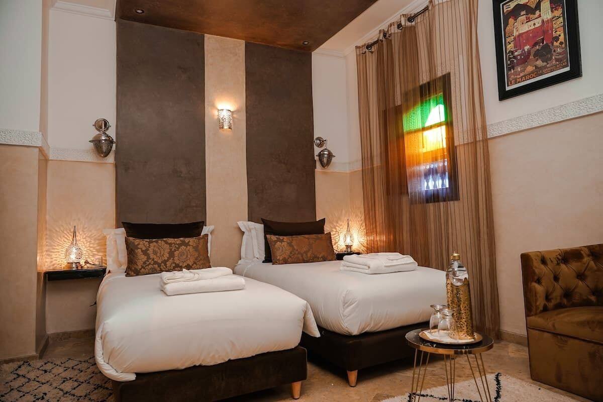 Kamar Double atau Twin, pemandangan halaman | Seprai katun Mesir, seprai premium, dan selimut bulu angsa
