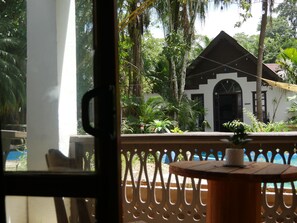 Comfort Room, Pool View | Balcony view