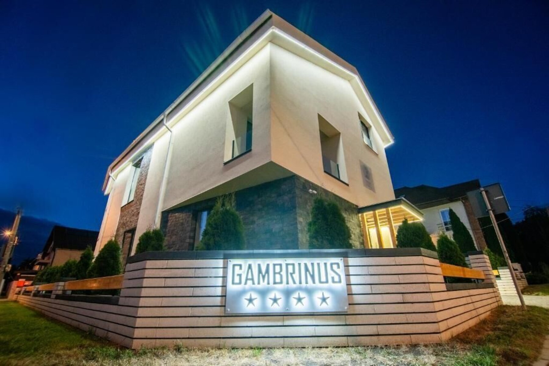 Fassade der Unterkunft