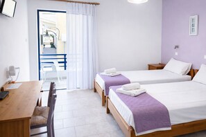 Double or Twin Room, Non Smoking | Blackout curtains, soundproofing, iron/ironing board, free WiFi - Blue Sky (Kantanos-Selino)