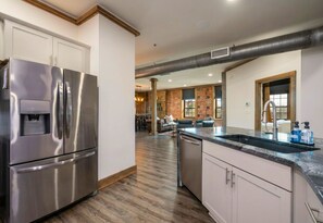 Interior - Chic Urban Downtown Retreat | Fireplace | 2 BDR (Hot Springs)