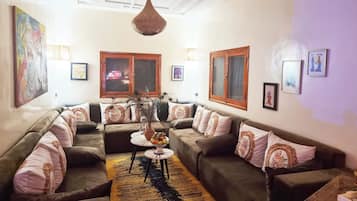 Zona de estar del vestíbulo