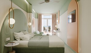 Down comforters, free WiFi, bed sheets