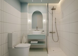 Buồng tắm vòi sen, khăn tắm 